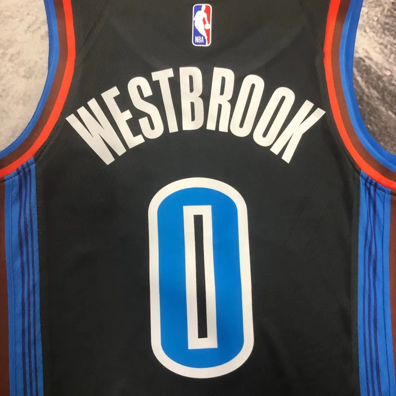 2023-24 Oklahoma City Thunder City Edition Russell Westbrook #0 Men’s Jersey