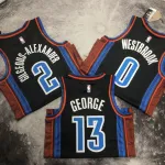 2023-24 Jersey masculina Shai Gilgeous-Alexander #2 dos Oklahoma City Thunder City Edition