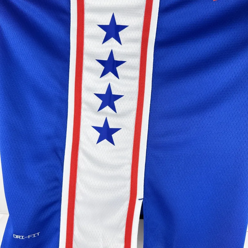2023/24 Philadelphia 76ers Auswärts Blau Paul George #8 Herren Trikot