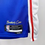 2023/24 Philadelphia 76ers Auswärts Blau Paul George #8 Herren Trikot