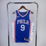2023/24 Philadelphia 76ers Weg Blauw #9 Herenshirt
