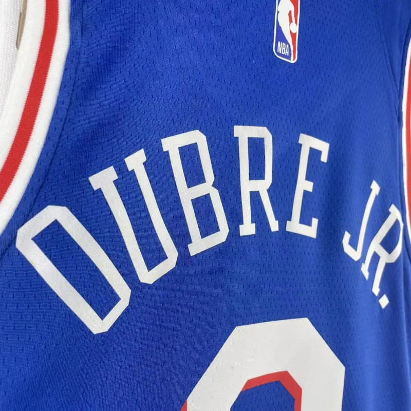 2023/24 Philadelphia 76ers Weg Blauw #9 Herenshirt