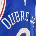 2023/24 Philadelphia 76ers Weg Blauw #9 Herenshirt