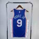 2023/24 Philadelphia 76ers Weg Blauw #9 Herenshirt