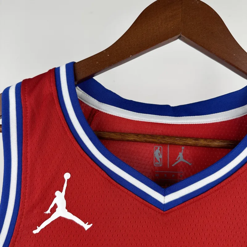 2023/24 Philadelphia 76ers Jordan Edition Paul George #8 Camisola para homem