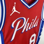 2023/24 Philadelphia 76ers Jordan Edition Paul George #8 Camisola para homem