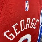 2023/24 Philadelphia 76ers Jordan Edition Paul George #8 Camisola para homem