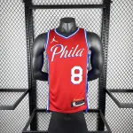 2023/24 Philadelphia 76ers Jordan Edition Paul George #8 Camisola para homem