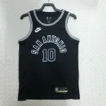 Camisa Retro Jeremy Sochan #10 dos San Antonio Spurs 2023/24 | Camisa Swingman da NBA 2023/24 San Antonio Spurs Retro Jeremy Sochan #10 Jersey | NBA Swingman Jersey