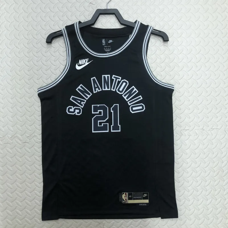2023/24 San Antonio Spurs Retro Tim Duncan #21 Jersey | NBA Swingman Jersey