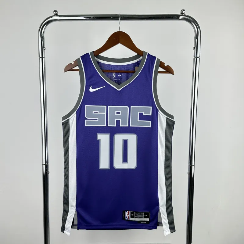 2023-24 Sacramento Kings Away Purple DeMar DeRozan #10 Men’s Jersey