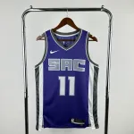 2023-24 Sacramento Kings Away roxo Domantas Sabonis #11 camisa masculina 2023-24 Sacramento Kings Away Purple Domantas Sabonis #11 Men’s Jersey