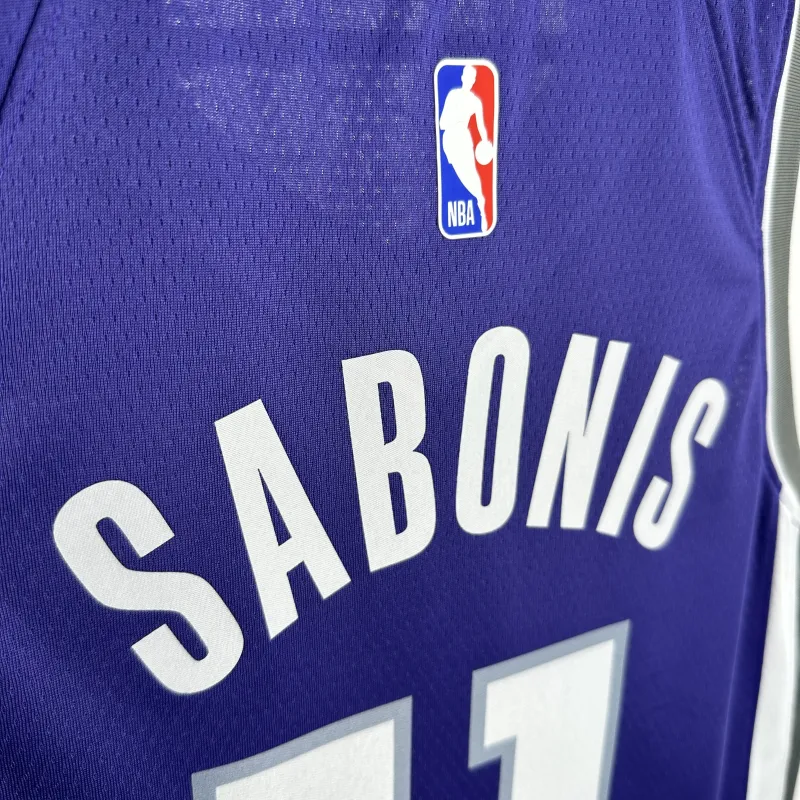 2023-24 Sacramento Kings Away Purple Domantas Sabonis #11 Men’s Jersey