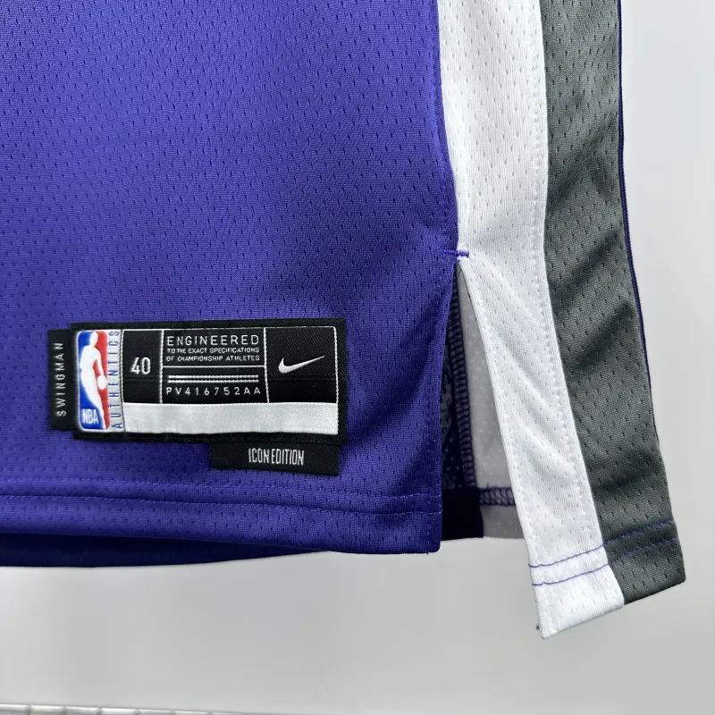 2023-24 Sacramento Kings Away Purple Domantas Sabonis #11 Men’s Jersey