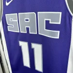 2023-24 Sacramento Kings Away Purple Domantas Sabonis #11 Men’s Jersey