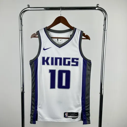 Camisa masculina do Sacramento Kings para a temporada 2023-24, modelo DeMar DeRozan #10.