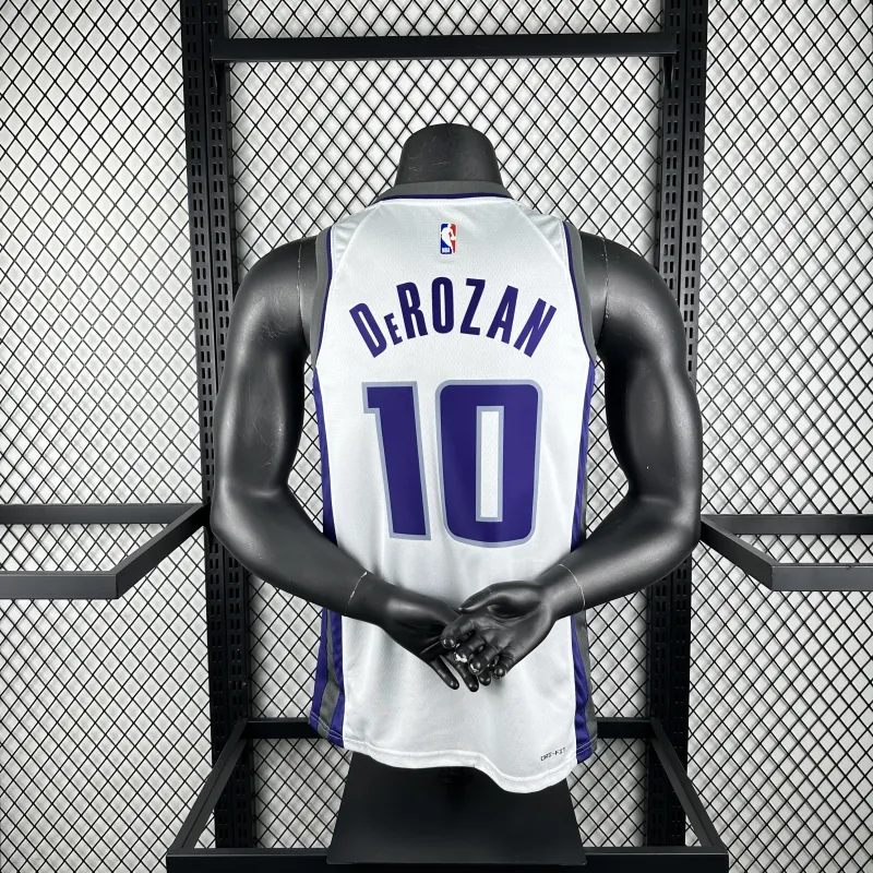 2023-24 Sacramento Kings Home DeMar DeRozan #10 Men's Jersey