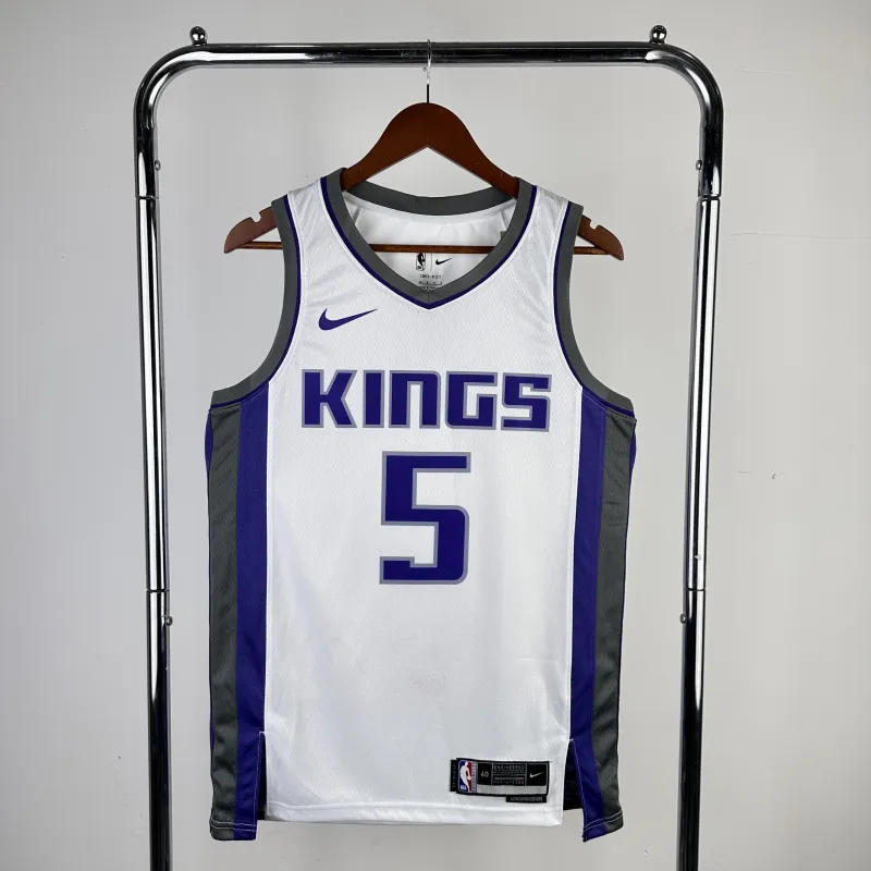 2023-24 Sacramento Kings Home De’Aaron Fox #5 Men’s Jersey