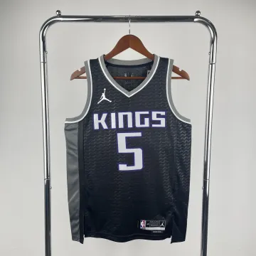 Maglia da uomo dei Sacramento Kings di De'Aaron Fox #5, stagione 2023-24