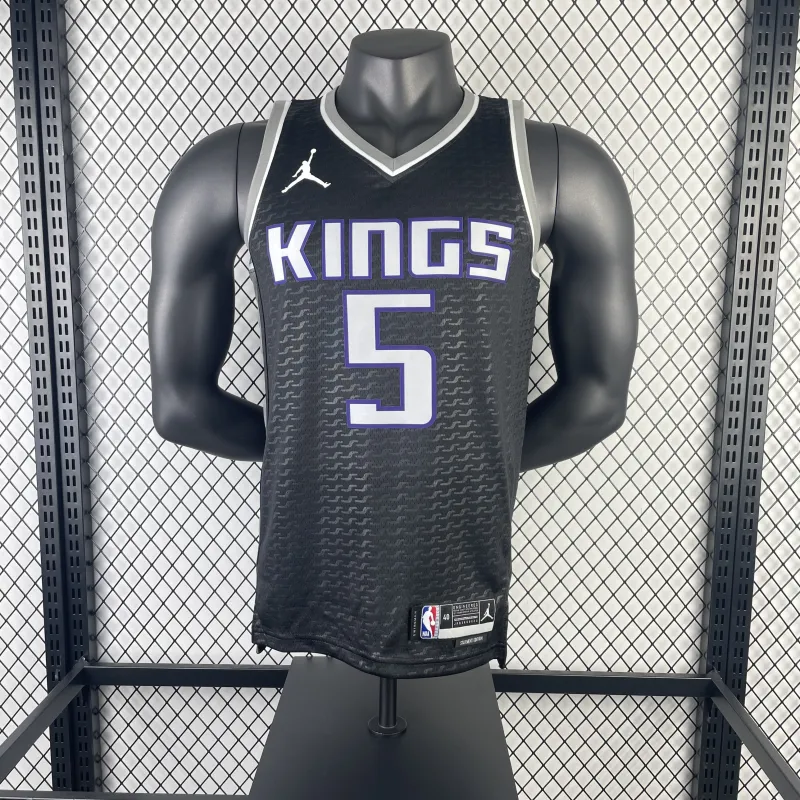 2023-24 Sacramento Kings De’Aaron Fox #5 Men’s Jersey