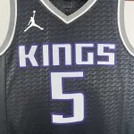 2023-24 Sacramento Kings De’Aaron Fox #5 Men’s Jersey
