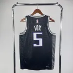 2023-24 Sacramento Kings De’Aaron Fox #5 Men’s Jersey