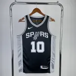 2023/24 San Antonio Spurs Black Jeremy Sochan #10 Jersey | NBA Swingman Jersey 2023/24 San Antonio Spurs Black Jeremy Sochan #10 Jersey | NBA Swingman Jersey