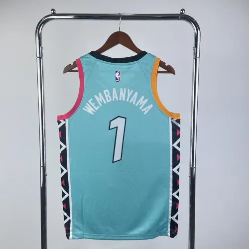 2023/24 San Antonio Spurs City Edition Victor Wembanyama #1 Jersey | NBA Swingman Jersey