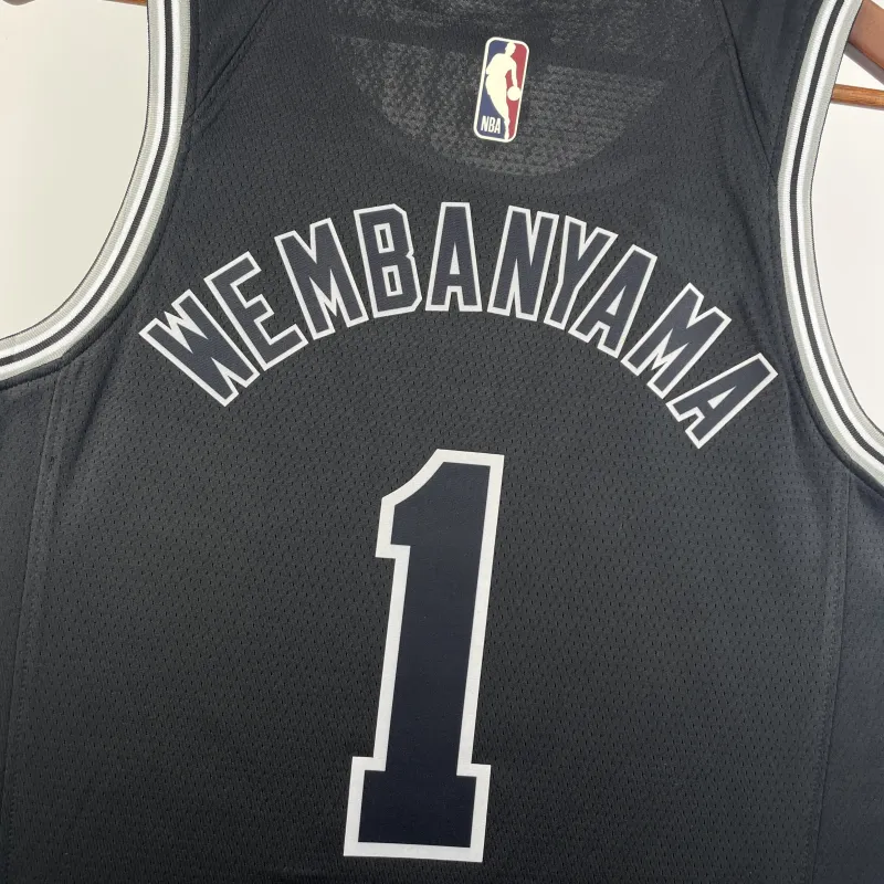 2023/24 San Antonio Spurs Retro Victor Wembanyama #1 Jersey | NBA Swingman Jersey