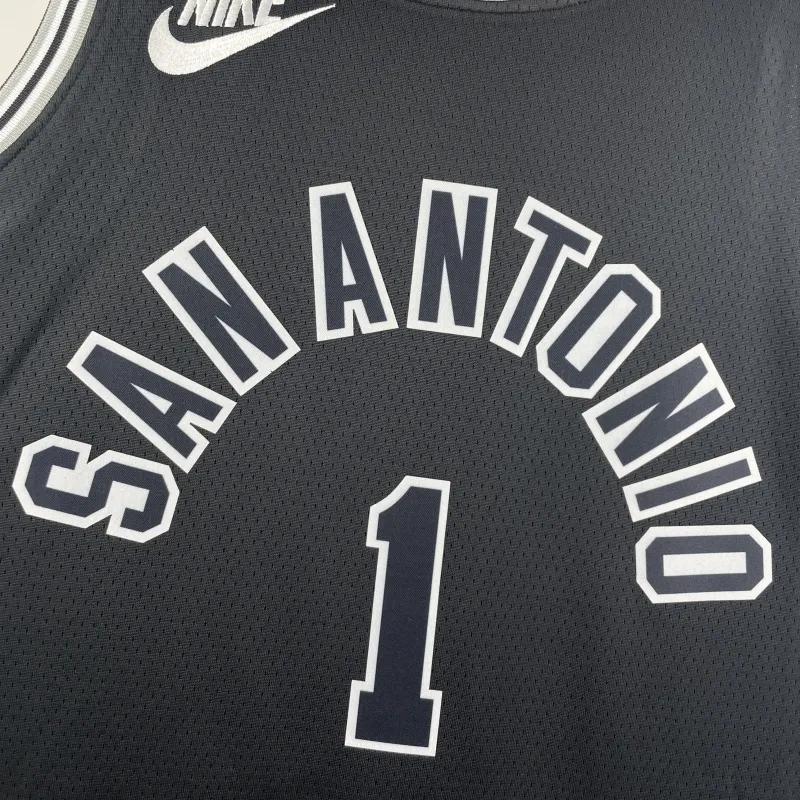 2023/24 San Antonio Spurs Retro Victor Wembanyama #1 Jersey | NBA Swingman Jersey