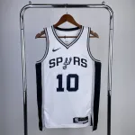 2023/24 San Antonio Spurs Wit Jeremy Sochan #10 Jersey | NBA Swingman Jersey 2023/24 San Antonio Spurs White Jeremy Sochan #10 Jersey | NBA Swingman Jersey