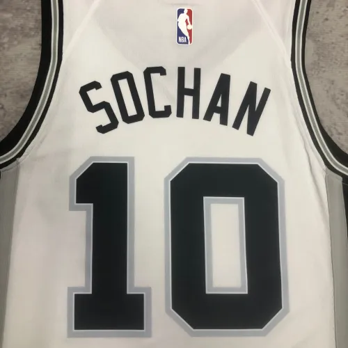 2023/24 San Antonio Spurs Wit Jeremy Sochan #10 Jersey | NBA Swingman Jersey