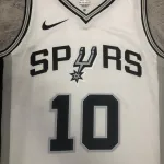 2023/24 San Antonio Spurs White Jeremy Sochan #10 Jersey | NBA Swingman Jersey