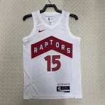Camisa do Vince Carter, uniforme principal do Toronto Raptors 2023/24 (código #15) | Camisa Swingman da NBA 2023/24 Toronto Raptors Home Vince Carter #15 Jersey | NBA Swingman Jersey