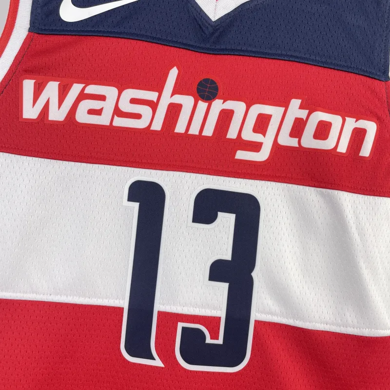 2023-24 Washington Wizards Away Red Jordan Poole #13 Men’s Jersey