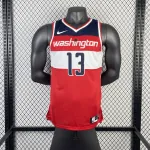 2023-24 Washington Wizards Away Red Jordan Poole #13 Men’s Jersey