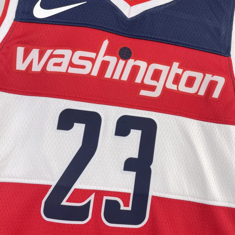 2023-24 Washington Wizards Away Red Michael Jordan #23 Men’s Jersey