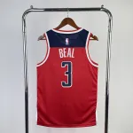 2023-24 Washington Wizards Away Red Bradley Beal #3 Men’s Jersey