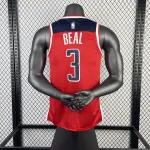 2023-24 Washington Wizards Away Red Bradley Beal #3 Men’s Jersey
