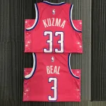 2023-24 Washington Wizards City Edition Kyle Kuzma #33 Men’s Jersey