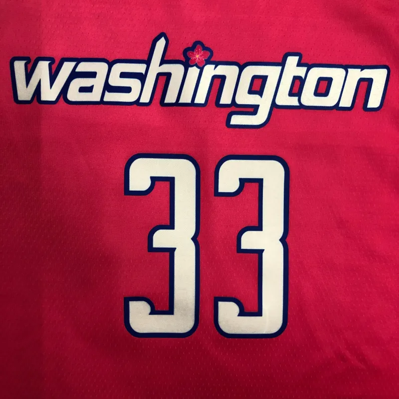 2023-24 Washington Wizards City Edition Kyle Kuzma #33 Men’s Jersey