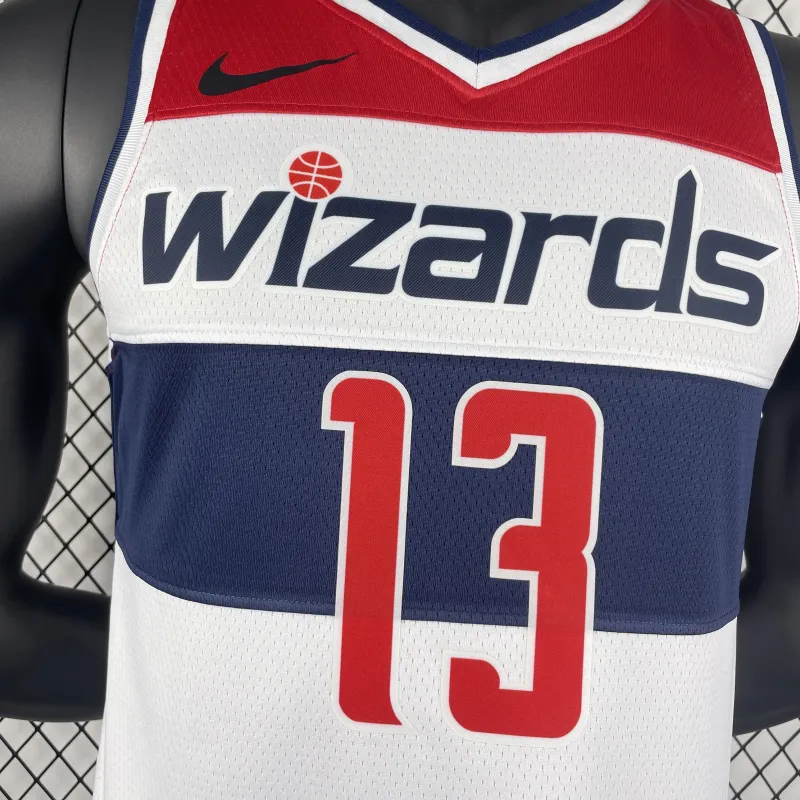 2023-24 Washington Wizards Home White Jordan Poole #13 Heren Jersey