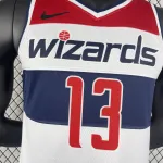 2023-24 Washington Wizards Home White Jordan Poole #13 Heren Jersey