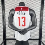 2023-24 Washington Wizards Home White Jordan Poole #13 Heren Jersey
