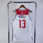 2023-24 Washington Wizards Home White Jordan Poole #13 Heren Jersey