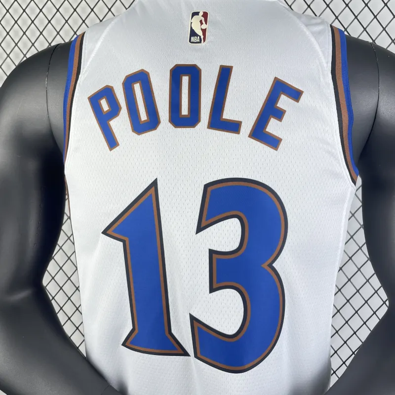 2023-24 Washington Wizards Home White Jordan Poole #13 Men’s Jersey
