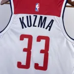 2023-24 Washington Wizards Home White Kyle Kuzma #33 Men’s Jersey