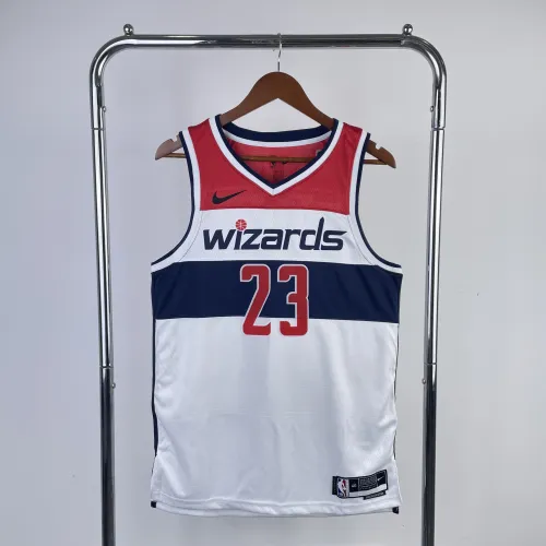 2023-24 Washington Wizards Home White Michael Jordan #23 Herenshirt