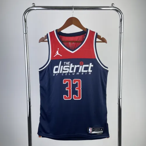 2023-24 Washington Wizards Kyle Kuzma #33 Herenshirt
