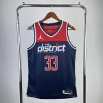 2023-24 Washington Wizards Kyle Kuzma #33 Herenshirt 2023-24 Washington Wizards Kyle Kuzma #33 Heren Jersey